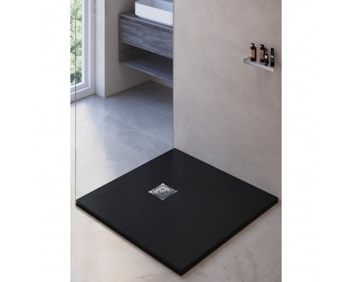 Душевой поддон квадратный RGW ST-G Графит  800x800