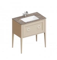 Kerama Marazzi Plaza Classic Тумба напольная 80см, 1 ящик, цвет: капучино матовый. PL.CN.80.1\CAP.M