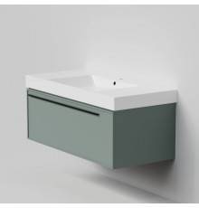 Тумба с раковиной La Fenice Elba 100 подвесная, grigio, раковина Cubo 100