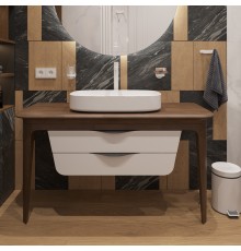 Тумба с раковиной STWORKI Brezza 130 wood