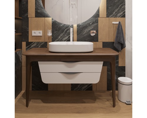 Тумба с раковиной STWORKI Brezza 130 wood