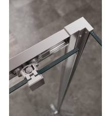Душевой уголок Cezares Molveno AH 11 160+90 C Cr IV, 160х90 см, профиль хром, стекло прозрачное