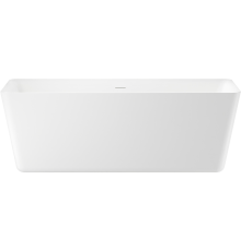 Акриловая ванна Wellsee DeSire 175x75 см, отдельностоящая, белая, на ножках, со сливом-переливом, с донным клапаном, фурнитура белая