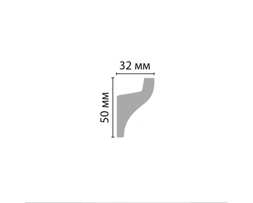 Плинтус потолочный под подсветку DECOMASTER D506 ДМ (50*32*2000 мм) Плинтус потолочный под подсветку DECOMASTER D506 ДМ (50*32*2000 мм)