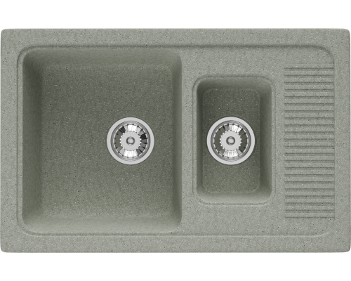 Мойка кухонная Domaci Парма 77-49-251 серая