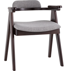 Комплект стульев Stool Group Olav NEW эспрессо, серый, 2 шт.