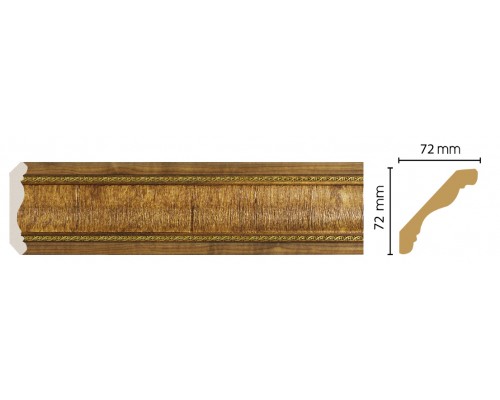 Плинтус потолочный DECOMASTER 172-4 (71*71*2400мм) Плинтус потолочный DECOMASTER 172-4 (71*71*2400мм)