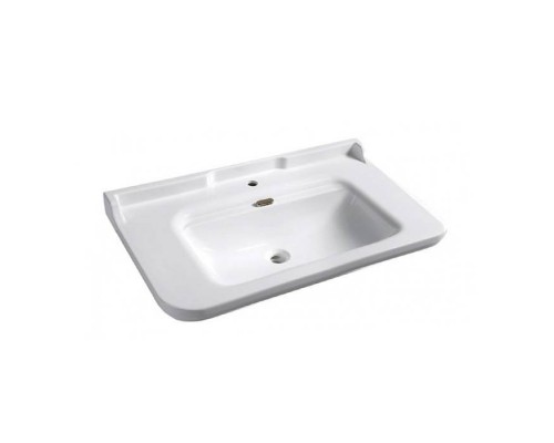 Kerasan Waldorf Раковина 100х55 см, 1 отв., керамическая, цвет: белый/бронза. 4142K1bi/cr*1, 811393br Kerasan Waldorf Раковина 100х55 см, 1 отв., керамическая, цвет: белый/бронза. 4142K1bi/cr*1, 811393br