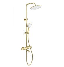 Душевая стойка Wonzon   Woghand WW-B3069-BG, брашированное золото