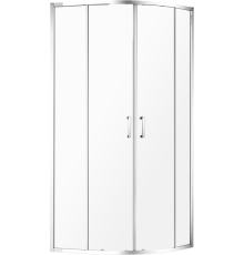 Душевой уголок AQUAme AQM3801F-8 80х80, профиль хром