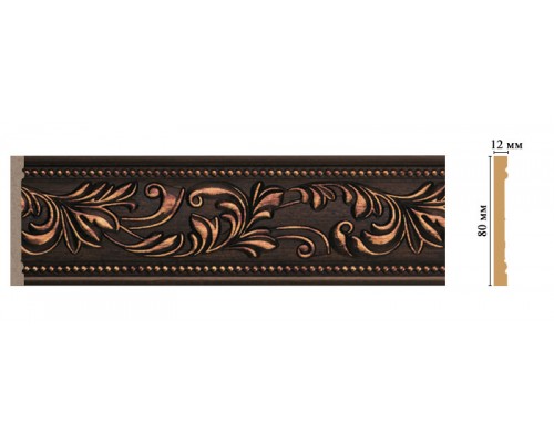Молдинг DECOMASTER 150-966 (80*12*2400мм) Молдинг DECOMASTER 150-966 (80*12*2400мм)