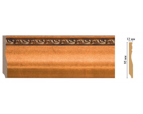 Плинтус напольный DECOMASTER 153-1223 (95*12*2400мм) Плинтус напольный DECOMASTER 153-1223 (95*12*2400мм)