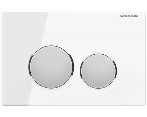 Кнопка смыва CHARUS Bagliore FP.330.WHITE.10 белый атлас
