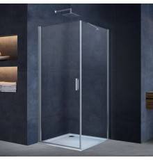 Душевой уголок Vincea Alpha VSR-3ALP9095CL 95х90 см, профиль глянцевый хром, стекло прозрачное
