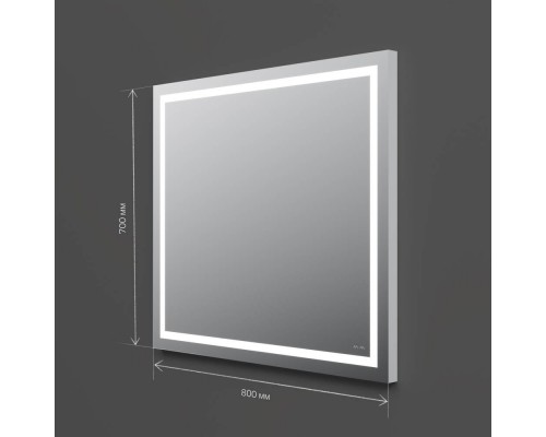 M91AMOX0801WG Зеркало с LED-подсветкой по периметру, 80 см M91AMOX0801WG Зеркало с LED-подсветкой по периметру, 80 см