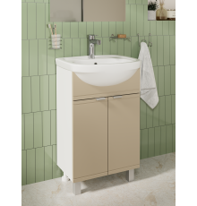 Тумба с раковиной DIWO Дмитров 60 напольная, глясе