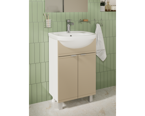 Тумба с раковиной DIWO Дмитров 60 напольная, глясе