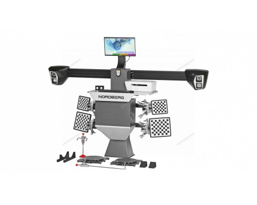 Стенд сход-развал 3D, укороченная колонна для ям NORDBERG C802PIT_серый