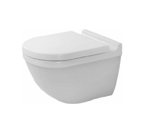 Duravit Starck 3 Комплект: подвесной унитаз Rimless + сиденье с микролифтом (Soft Close). 45270900A1 (2527090000+006389)