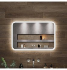 Зеркало Aqua de Marco Amazon 80х60 см, с LED-подсветкой и антизапотевателем