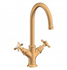 Axor Montreux Смеситель для раковины, для 1 отв., цвет: шлифованное золото. 16502250