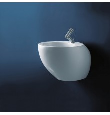 Laufen Alessi One Биде напольное 39x58.5x41.5см, с 1 отв. под смеситель, с покр. LLC, цвет: белый. 8.3297.1.400.304.1