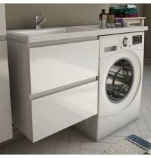Тумба с раковиной Эстет Dallas Luxe 110 L подвесная, 2 ящика