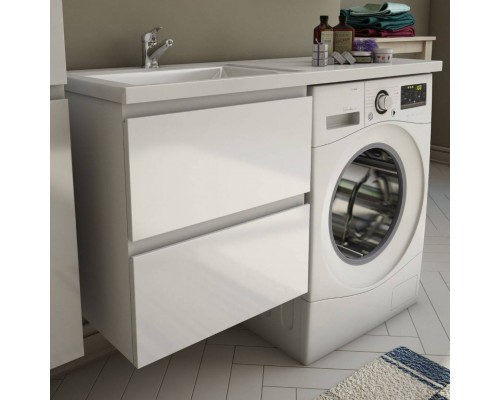 Тумба с раковиной Эстет Dallas Luxe 110 L подвесная, 2 ящика