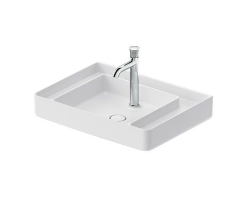 Duravit Bento Starck Box Раковина подвесная 65х48см, с 1 отв., HygieneGlaze, цвет: белый глянцевый. 2379652000