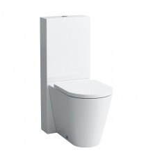 Laufen Kartell Унитаз приставной 56x37x43см, безободковый смыв Rimless, цвет: белый. 8.2866.1.000.981.1 (ст. арт. 8.2866.1.000.881.1),  8.2333.7.000.000.1