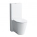 Laufen Kartell Унитаз приставной 56x37x43см, безободковый смыв Rimless, цвет: белый. 8.2866.1.000.981.1 (ст. арт. 8.2866.1.000.881.1), 8.2333.7.000.000.1
