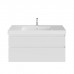 Kerama Marazzi Cubo Тумба подвесная 100см, с ящиками, цвет: белая матовая. CUB.100.2\WHT.M