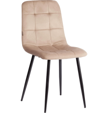 Комплект стульев TetChair Модерн Chilly (mod. JSC-220) велюр beige HLR8, ножки черные, 4 шт.