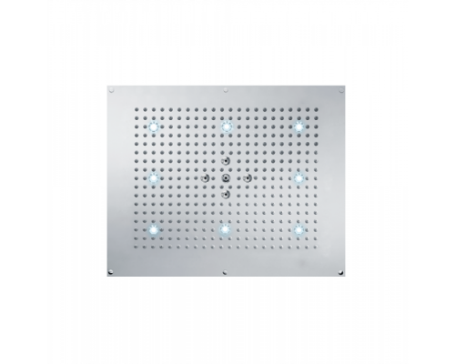BOSSINI Dream Верхний душ 570 x 470 мм, с 8 LED RGB, 2 режима (дождь, распыление), блок питания/управления, Cromoterapia, цвет: хром. H38661.030