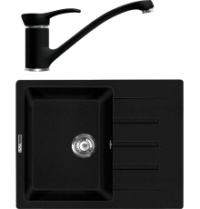 Комплект Мойка кухонная Lava L1.LAV lava + Смеситель SG04 LAV lava