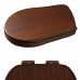 Kerasan Retro Сиденье для унитаза, микролифт, цвет: дерево/бронза. 108640