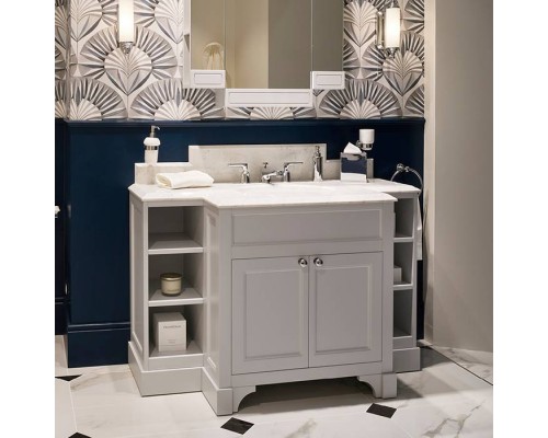 DevonDevon Flair Тумба под раковину 128х102см., со столешницей из мрамора Calacatta Borghini и раковиной White50, цвет: Off White. FLAIROFCAL DevonDevon Flair Тумба под раковину 128х102см., со столешницей из мрамора Calacatta Borghini и раковиной White50, цвет: Off White. FLAIROFCAL