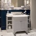 DevonDevon Flair Тумба под раковину 128х102см., со столешницей из мрамора Calacatta Borghini и раковиной White50, цвет: Off White. FLAIROFCAL