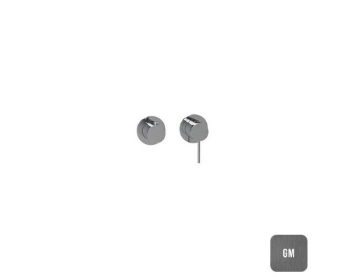 Almar Modular Round Смеситель для душа, встраиваемый, на 2 потребителя, цвет: Gun Metal Brushed PVD. E180141.GM