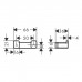 Hansgrohe AddStoris Крючок двойной, цвет: шлифованный черный хром. 41755340