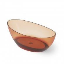 Dea Design Elegant Ванна 180x90x62см., отдельностоящая, Glasstek, прозрачная смола, цвет: Sunset R1. DD8643 1800 R1