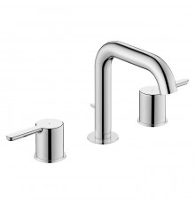 Duravit C.1 Смеситель для раковины, 3 отв., с донным клапаном, излив 140мм, цвет: хром. C11060005010