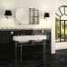 DevonDevon Memphis Консоль 123х55см, с раковиной на 3 отв., напольная, цвет: хром/белая. DEWDBLUES3FBI,  DDMEMPHISCR