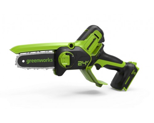 Пила цепная аккумуляторная Greenworks G24MCS10k4 (мини) (АКБ 4Ач и ЗУ)