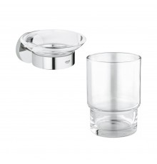Набор Стакан Grohe Essentials 40372001 + Мыльница 40444001