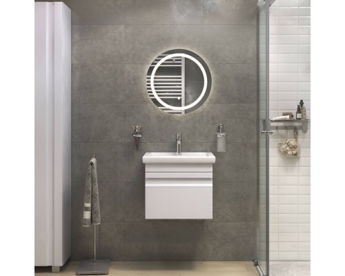 Мебель для ванной комнаты Vigo Holly 50, подвесная, белая, раковина Como 50