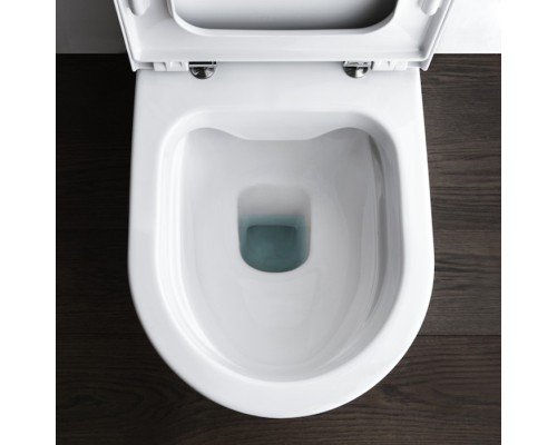 Laufen Kartell Унитаз приставной 56x37x43см, безободковый смыв Rimless, цвет: белый. 8.2333.7.000.000.1 Laufen Kartell Унитаз приставной 56x37x43см, безободковый смыв Rimless, цвет: белый. 8.2333.7.000.000.1