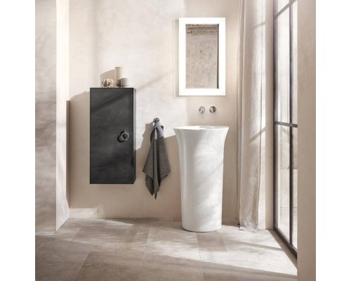 Duravit White Tulip Раковина напольная Oslash;50х h90см., без перелива, без отв., сифон, слив в стену, цвет: белый. 2702500070 Duravit White Tulip Раковина напольная Oslash;50х h90см., без перелива, без отв., сифон, слив в стену, цвет: белый. 2702500070