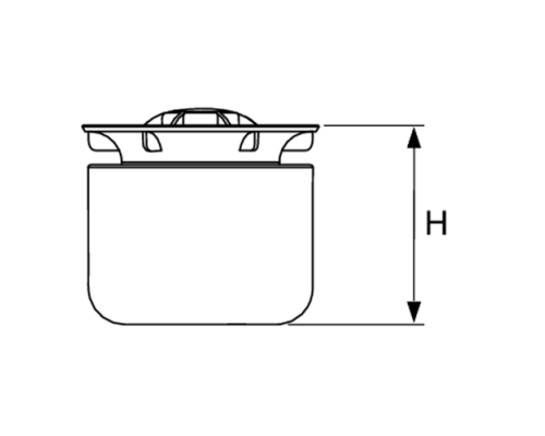 TECEdrainpoint S Погружной стакан с мембраной для сифонов. 3695002