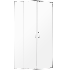 Душевой уголок AQUAme AQM3801F-9 90х90, профиль хром